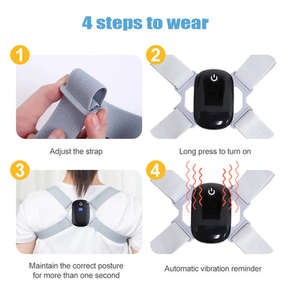 Invisible Reminder Sitting Posture Smart Correction Belt Sensor Orthosis Hunchback Back Smart Postu 4