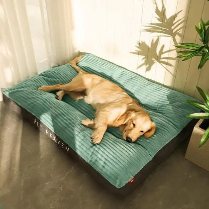 Winter Warm Dog Bed  Soft Corduroy Sleeping Mat For Small Medium  Large Pets 7