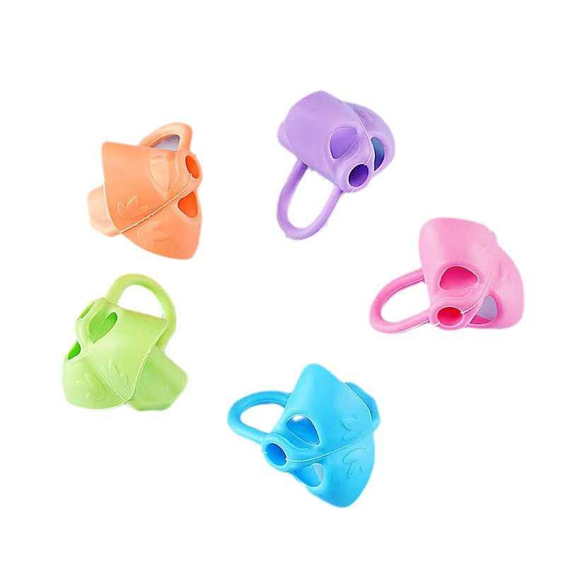 20 Pcs Pen Holder Corrector, Three Finger Grip, Primary School Writing Practice Protective Cover