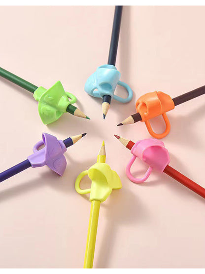 20 Pcs Pen Holder Corrector, Three Finger Grip, Primary School Writing Practice Protective Cover