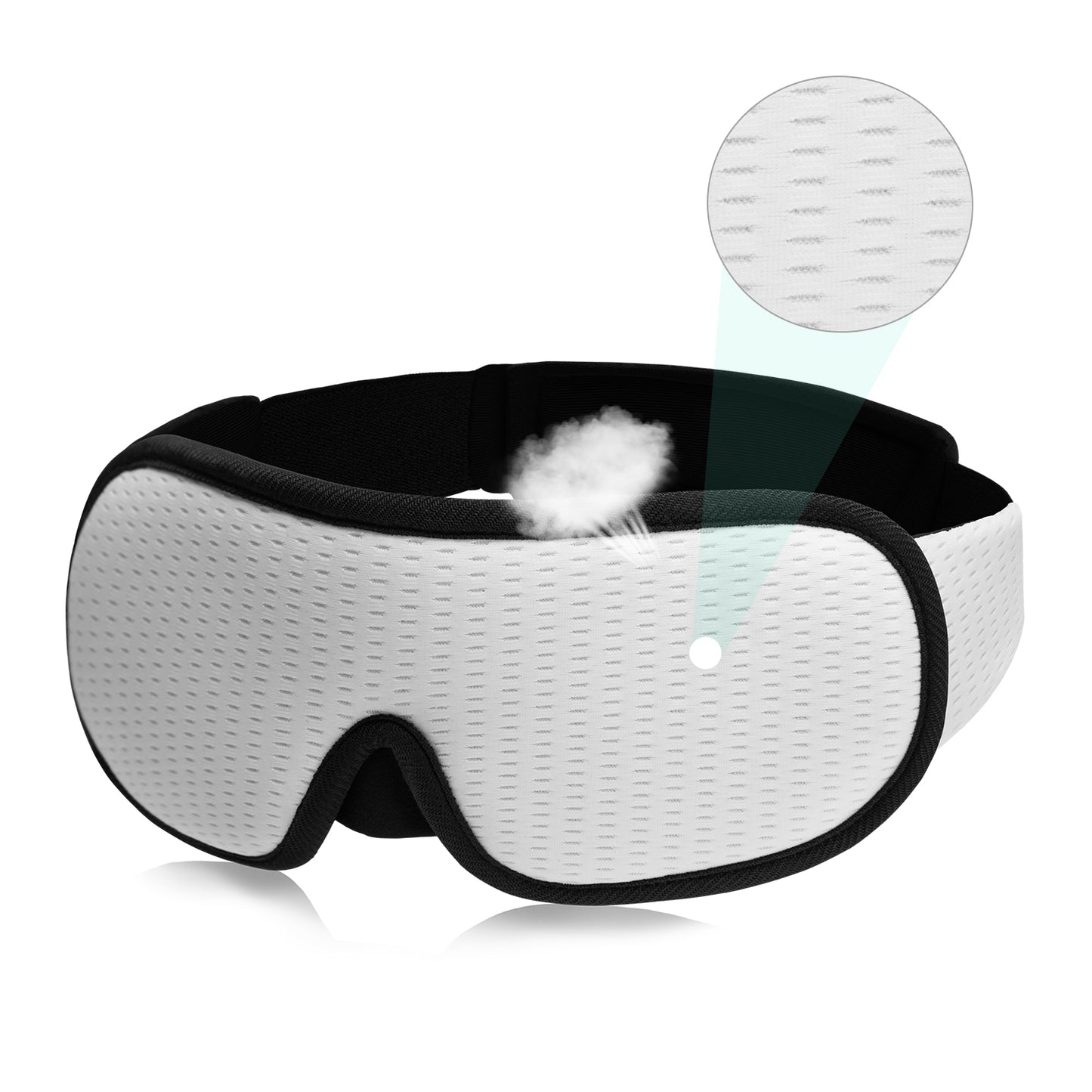 Soft Padded Sleep Eye Mask 3D Mask For Sleep Blockout Blindfold Fabric Cover Shade Eyepatch 8