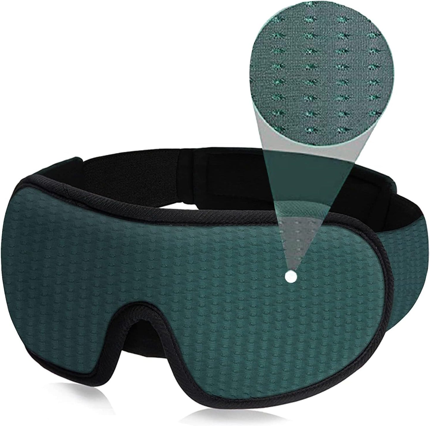 Soft Padded Sleep Eye Mask 3D Mask For Sleep Blockout Blindfold Fabric Cover Shade Eyepatch 9