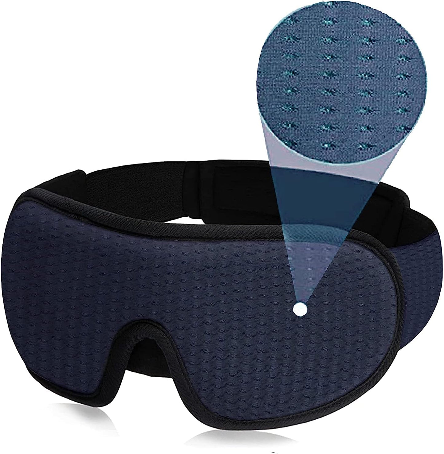 Soft Padded Sleep Eye Mask 3D Mask For Sleep Blockout Blindfold Fabric Cover Shade Eyepatch 10