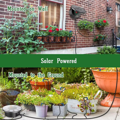 Solar Automatic Drip Irrigation System Kit With 9 Timing Modes For DIY Garden Watering 4
