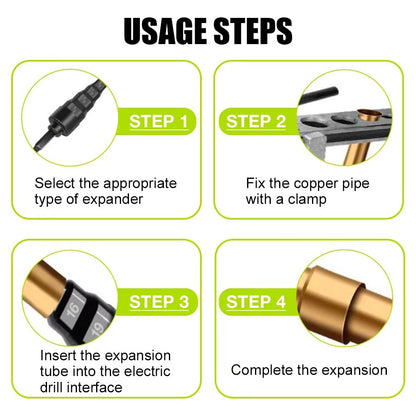 Handheld Copper Pipe Expander Tool For HVAC Line Expansion Swaging And Maintenance 5