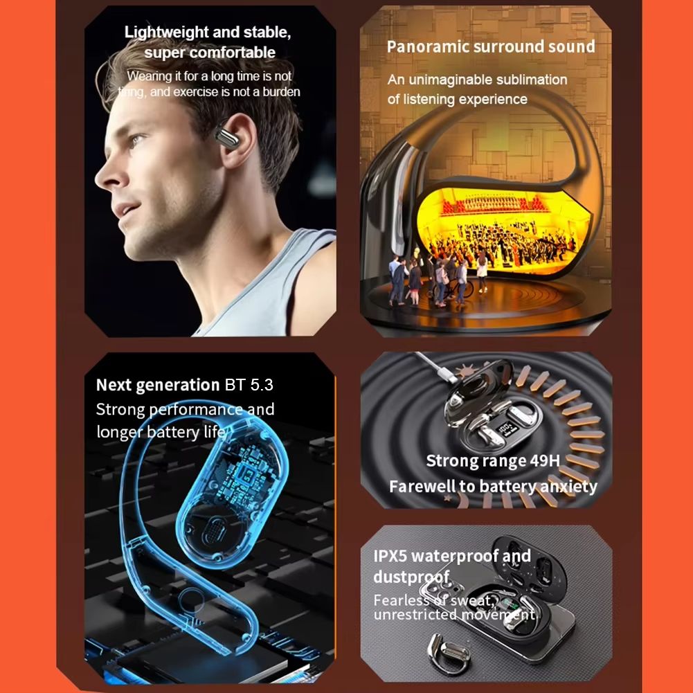 3in1 AI Translator Earbuds With RealTime Language Translation Noise Cancelling And Bluetooth 53 Con 3