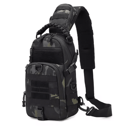 TrekGuard Tactical Chest Sling MOLLE Fanny Pack And Outdoor Shoulder Backpack 3