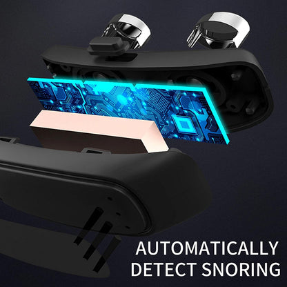 Portable Noise Reduction Muscle Stimulator Smart Anti Snoring Device Hanging Ear Stop Snore Home Ad 2