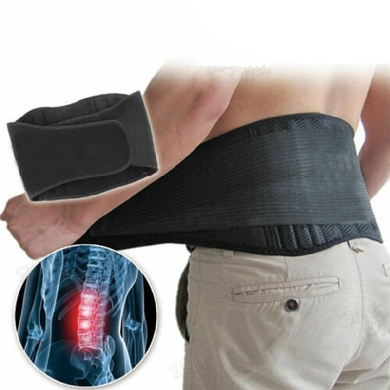 Back Waist Support Belt, Lumbar Brace, Adjustable Waist, Massage Band, Self-heating Belt Protector, Health Care