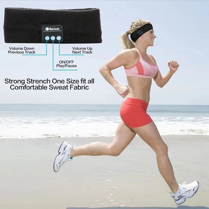 Wireless Bluetooth Headband Earphones  Comfortable Sleeping Running And Sports Music Headset With B 3