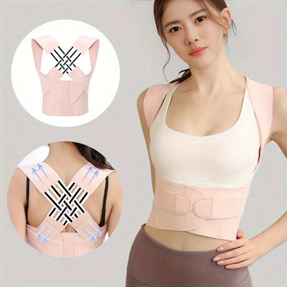 Adjustable Shoulder Support Magnetic Therapy Back Corrector Breathable Posture Correction Comfortab 3