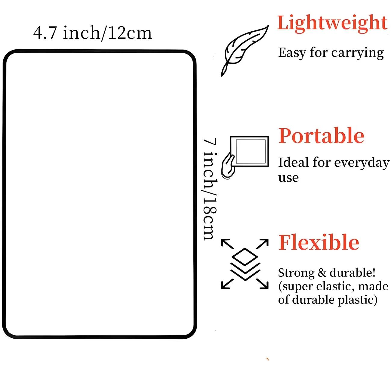 Full Page Magnifying Glass Sheet  Large Reading Aid Lens For Books Newspapers And Documents 2