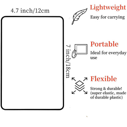 Full Page Magnifying Glass Sheet  Large Reading Aid Lens For Books Newspapers And Documents 2