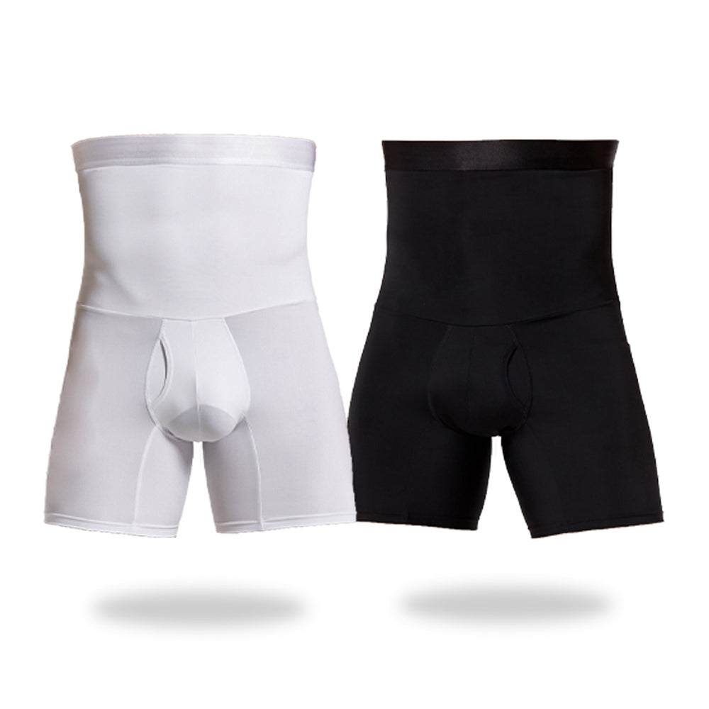 Compression High Waist Trainer Men Tummy Control Shorts Slimming Shapewear Boxer Underwear Belly Tu 4