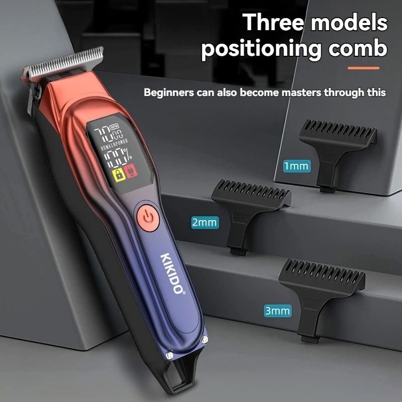 Rechargeable Stainless Steel Hair Clipper For Precise AtHome Grooming 1