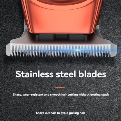 Rechargeable Stainless Steel Hair Clipper For Precise AtHome Grooming 2