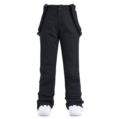 High Quality Skiing Pants Men Women Waterproof Windproof Snowboard Trousers Thick Warm Winter Suspe 5