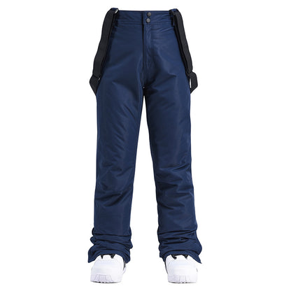 High Quality Skiing Pants Men Women Waterproof Windproof Snowboard Trousers Thick Warm Winter Suspe 7