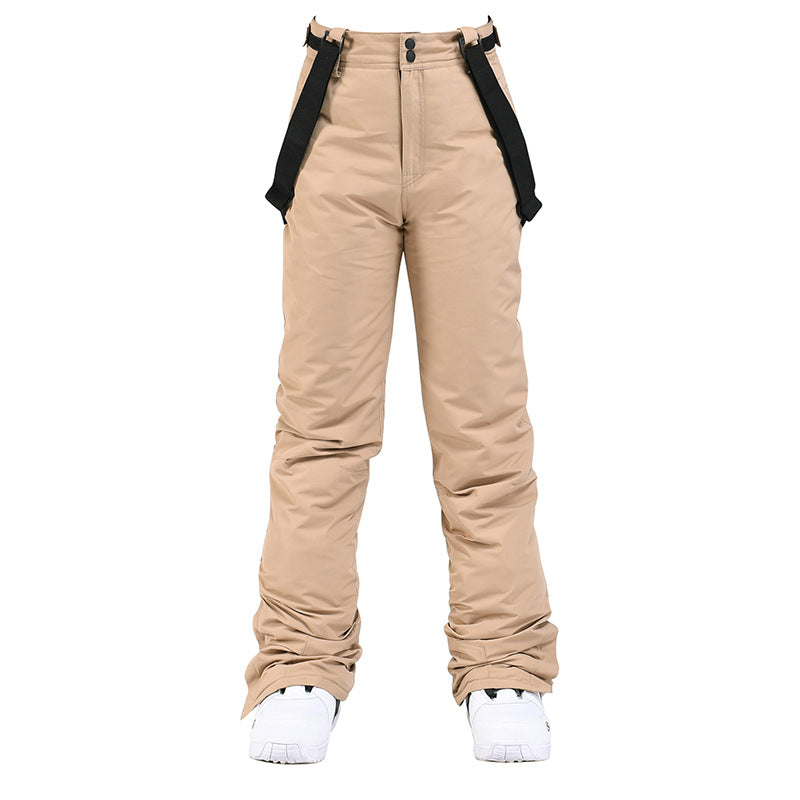 High Quality Skiing Pants Men Women Waterproof Windproof Snowboard Trousers Thick Warm Winter Suspe 12