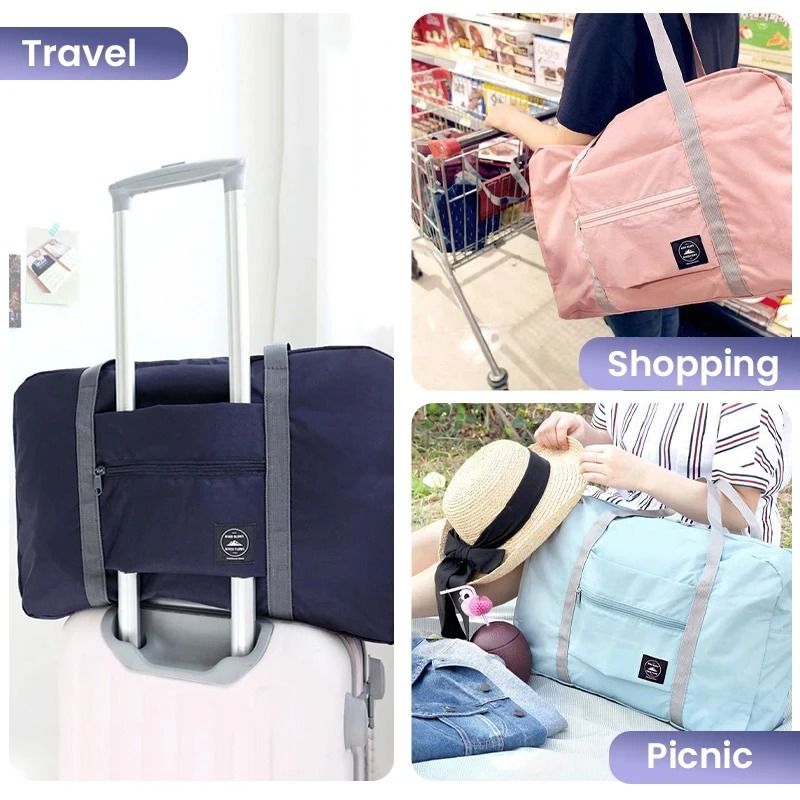 Foldable Lightweight Travel Duffel Bag For Women And Girls 2