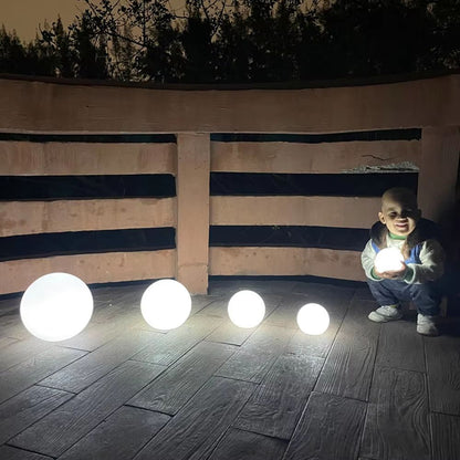 Rechargeable LED Glowing Ball Light – Color Changing RGB Night Light with Remote for Garden, Party, and Home Decor