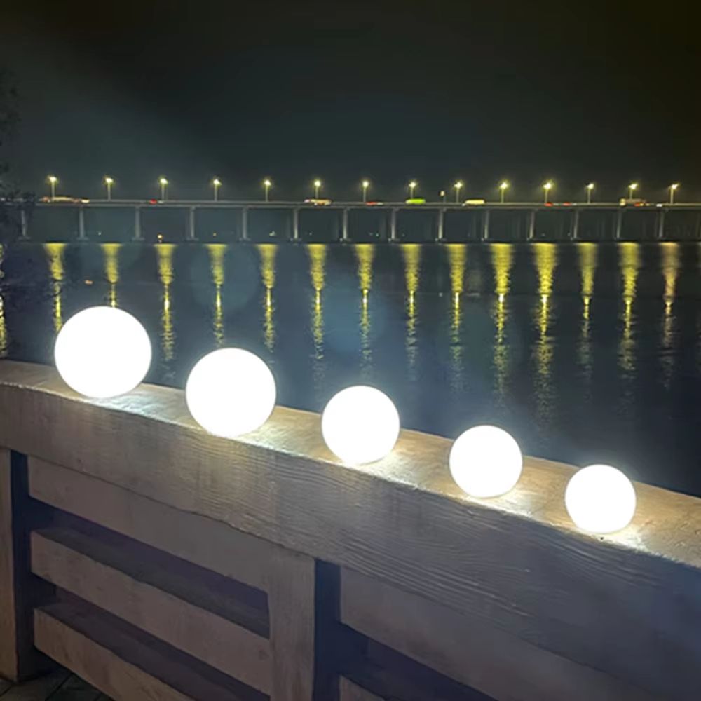 Rechargeable LED Glowing Ball Light  Color Changing RGB Night Light With Remote For Garden Party An 5