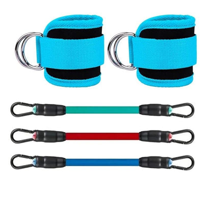 Ankle Straps Resistance Bands Set For Fitness And Workout Training 9
