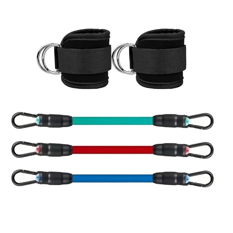 Ankle Straps Resistance Bands Set For Fitness And Workout Training 10
