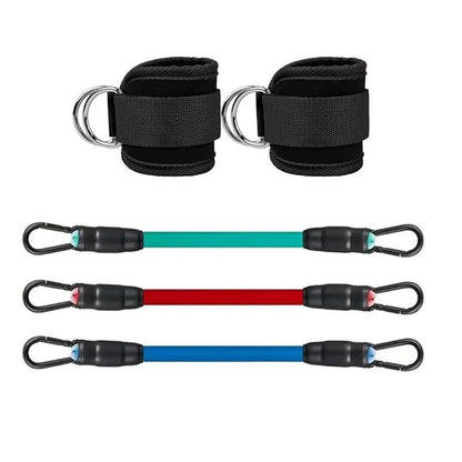 Ankle Straps Resistance Bands Set For Fitness And Workout Training 10