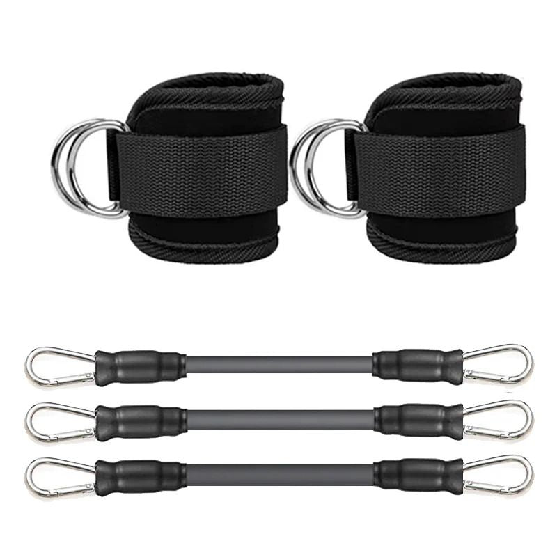 Ankle Straps Resistance Bands Set For Fitness And Workout Training 14