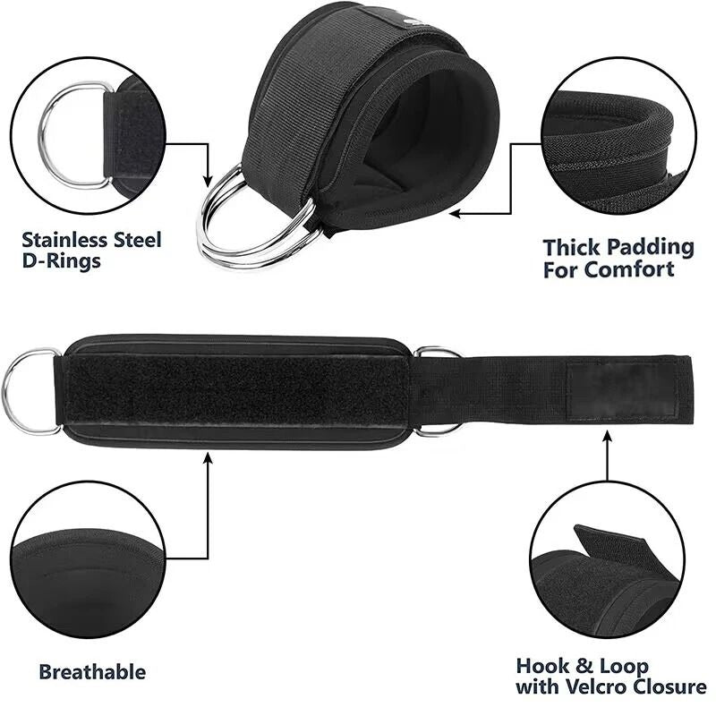 Ankle Straps Resistance Bands Set For Fitness And Workout Training 2