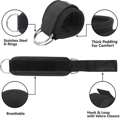 Ankle Straps Resistance Bands Set For Fitness And Workout Training 2