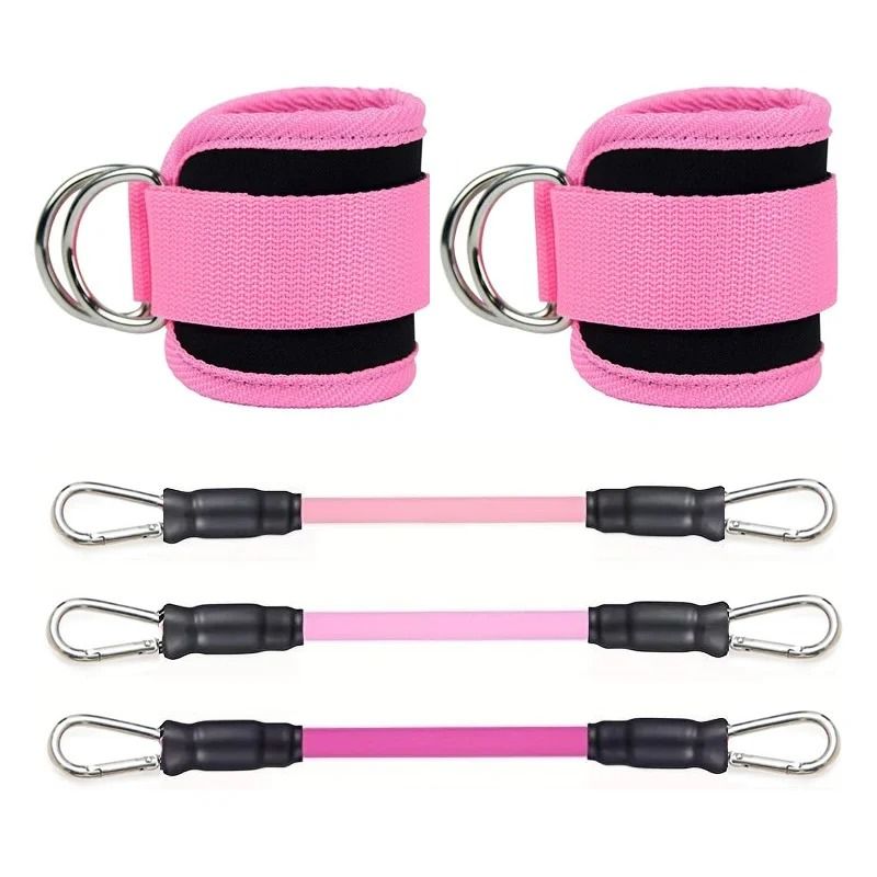 Ankle Straps Resistance Bands Set For Fitness And Workout Training 15