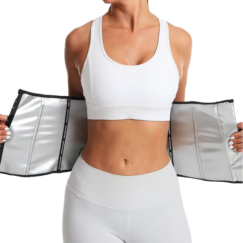 Slimming Sheath Woman Flat Belly Waist Sauna Sweat Belt To Lose Weight Corset Tummy Control Body Sh 3