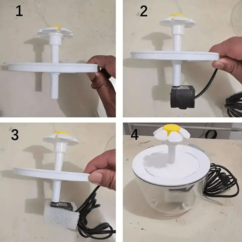 Automatic Cat Water Fountain With Filter Quiet USB Electric Pet Dispenser 2