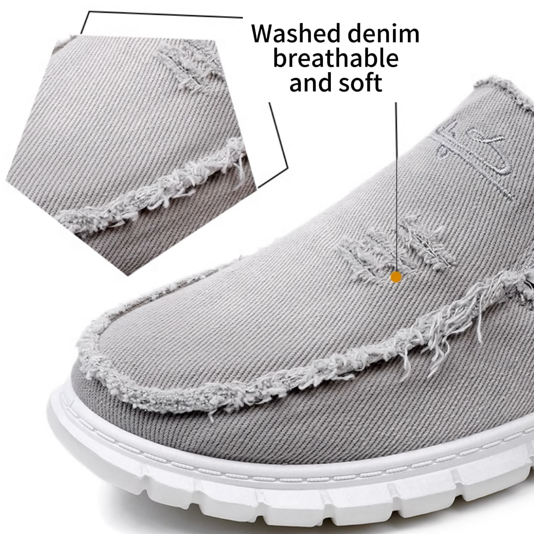 Casual Sneaker Womens Shoes Daisy Embroidery Denim Summer Stylish Footwear Cheap Shoes Clearance Li
