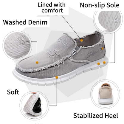 Casual Sneaker Womens Shoes Daisy Embroidery Denim Summer Stylish Footwear Cheap Shoes Clearance Li