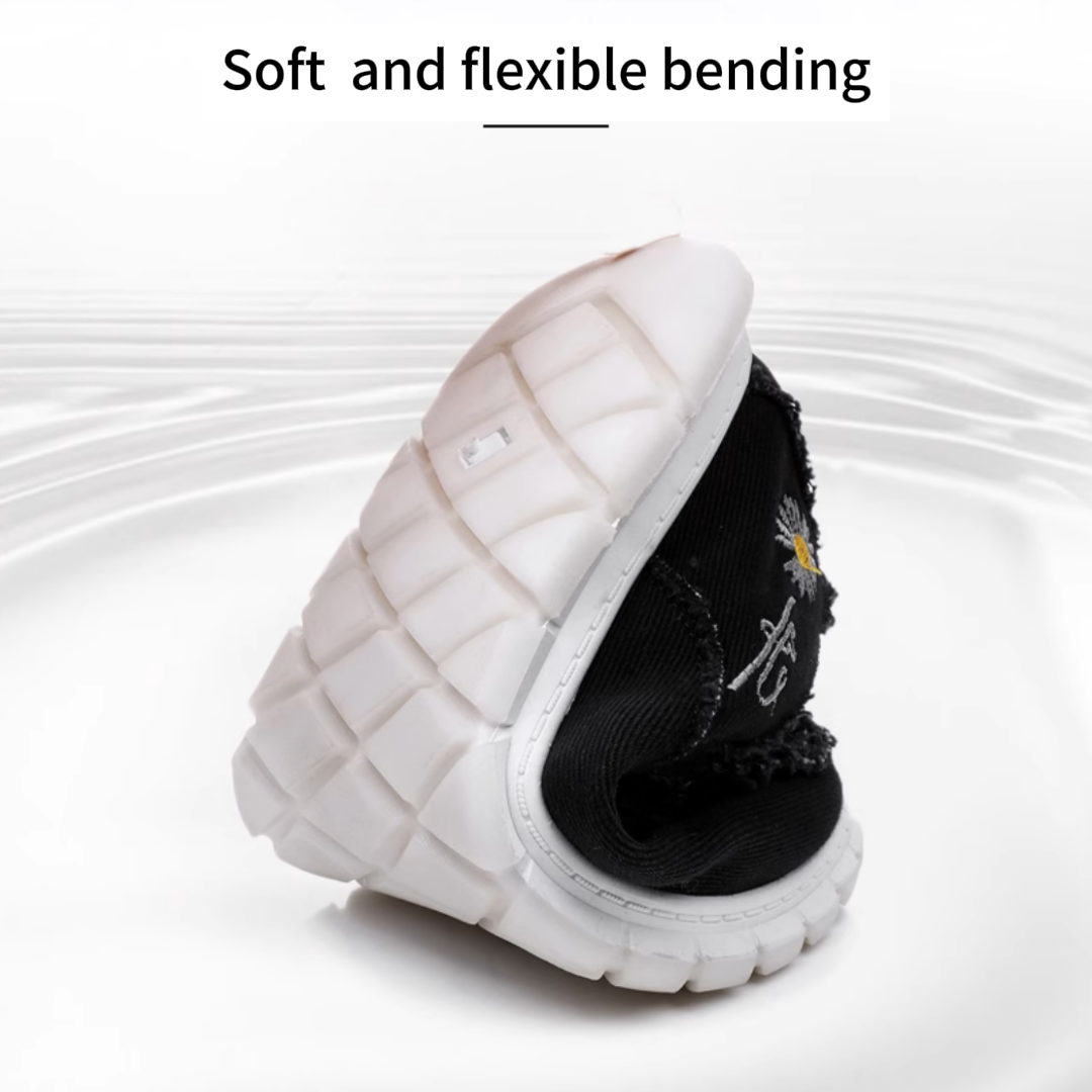 Casual Sneaker Womens Shoes Daisy Embroidery Denim Summer Stylish Footwear Cheap Shoes Clearance Li
