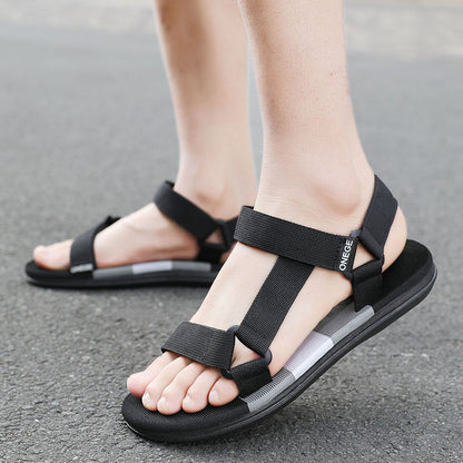 Mens Summer Casual Sandals, Durable Wear-Resistant Sports Fashion Beach Shoes, Stylish Versatile Outdoor Footwear