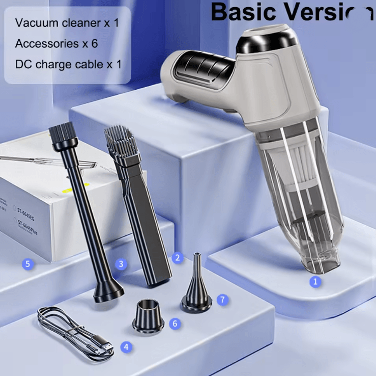 Wireless Car Vacuum Cleaner Portable High Power Handheld 4