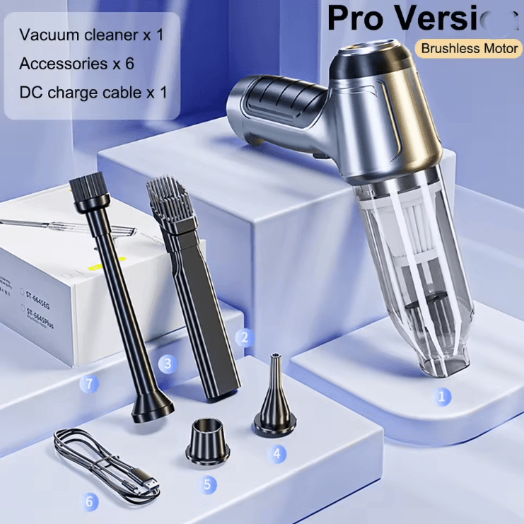 Wireless Car Vacuum Cleaner Portable High Power Handheld 5