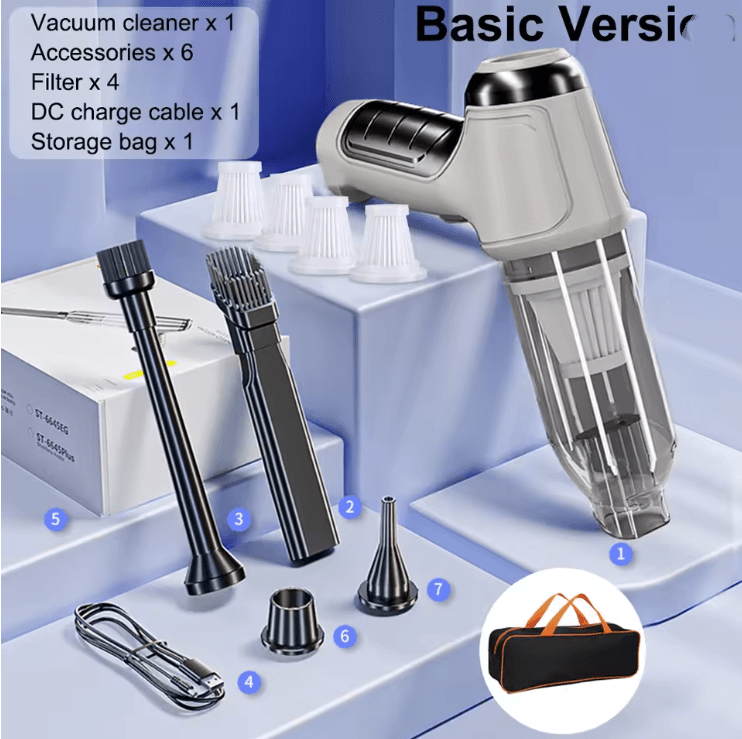 Wireless Car Vacuum Cleaner Portable High Power Handheld 9