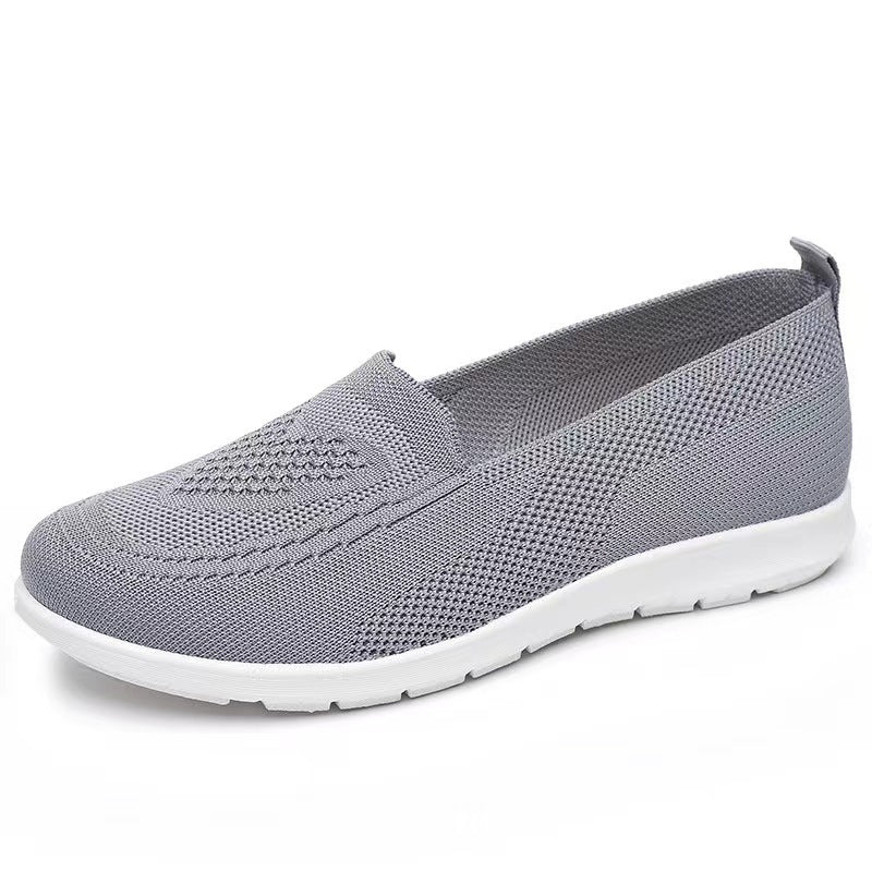 Spring Summer Womens Shoes, Casual Breathable Chunky Sole Flat Sneakers, Lightweight Walking Shoes, Cheap Shoes