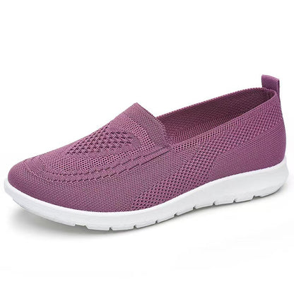 Spring Summer Womens Shoes, Casual Breathable Chunky Sole Flat Sneakers, Lightweight Walking Shoes, Cheap Shoes