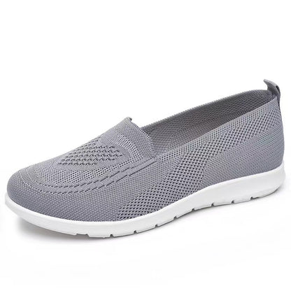 Spring Summer Womens Shoes, Casual Breathable Chunky Sole Flat Sneakers, Lightweight Walking Shoes, Cheap Shoes