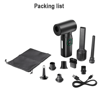 Portable Compressed Air Duster And Vacuum Cleaner Cordless For Computer And Keyboard 6