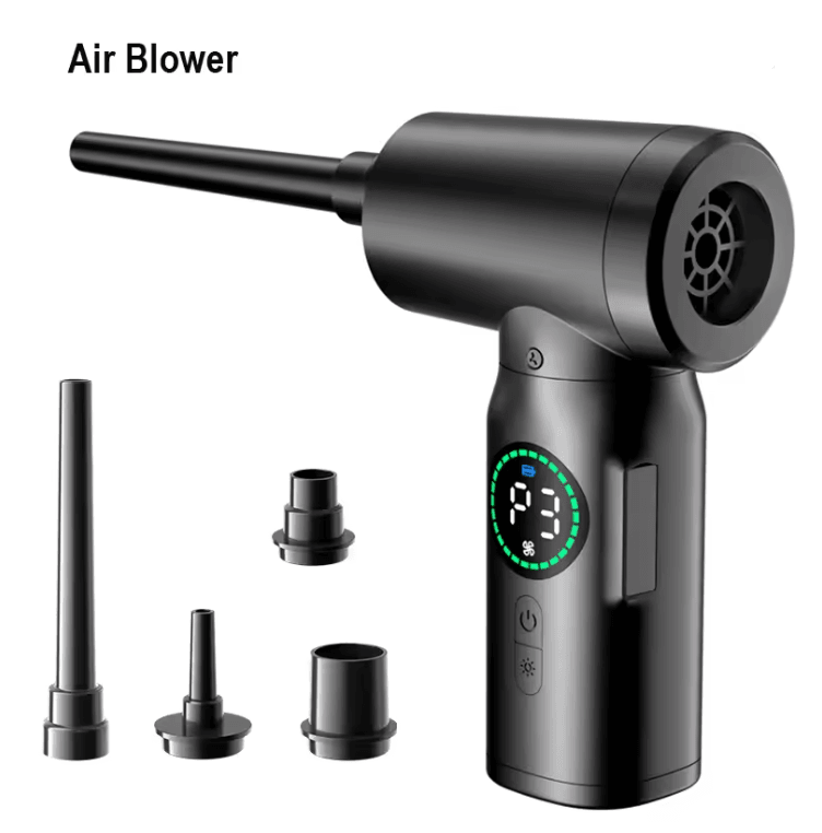 Portable Compressed Air Duster And Vacuum Cleaner Cordless For Computer And Keyboard 4