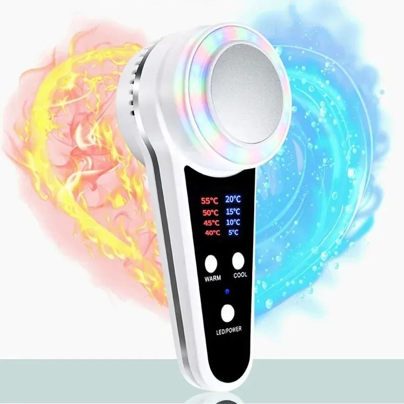 Hot Cold Cryotherapy Facial Hammer with LED Photon Therapy