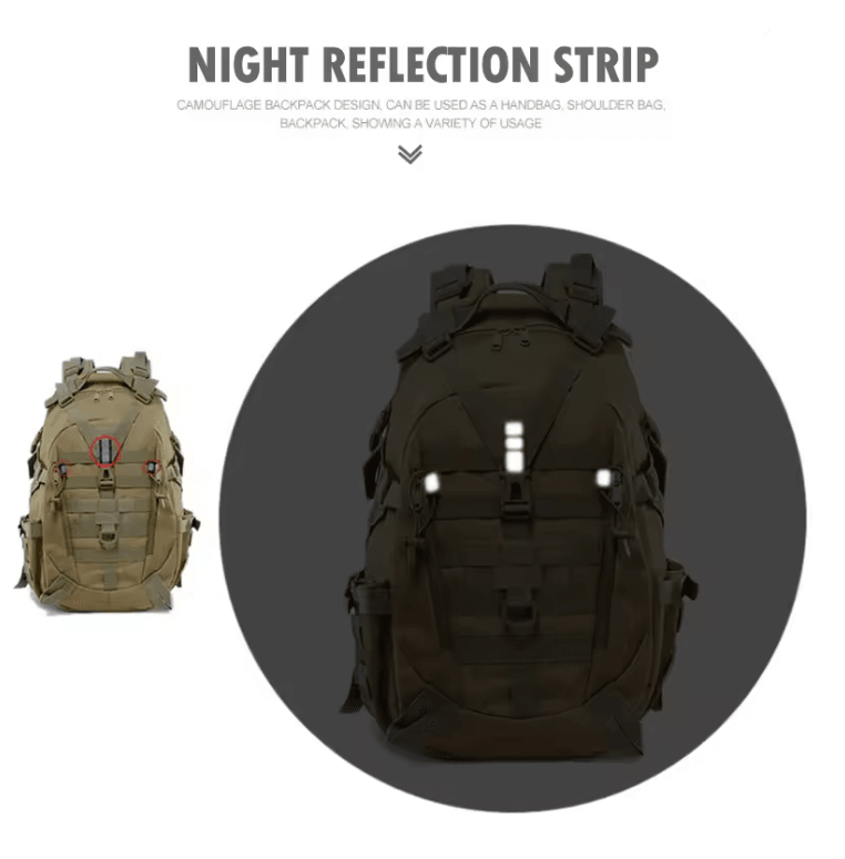 Tactical Camping Backpack Large Capacity Outdoor Travel And Hiking Bag 1