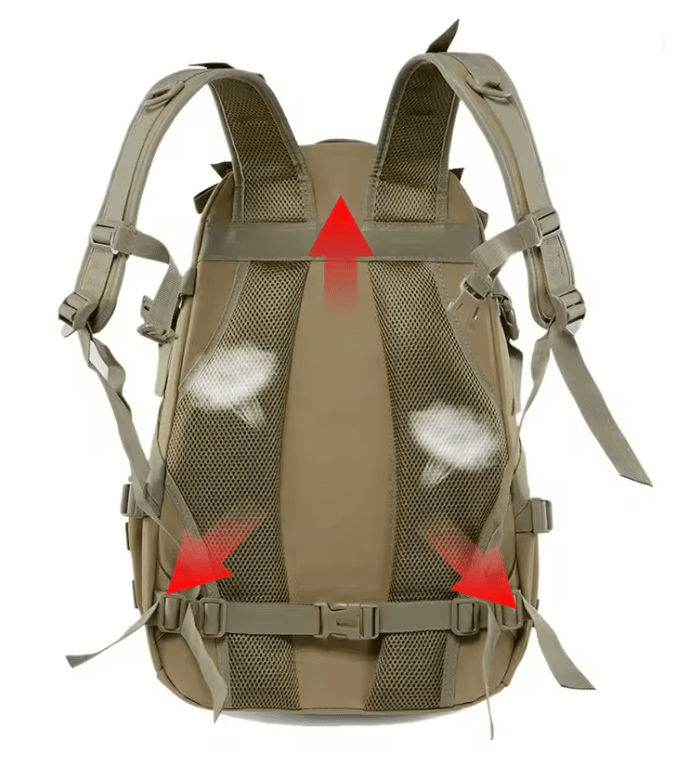 Tactical Camping Backpack Large Capacity Outdoor Travel And Hiking Bag 2